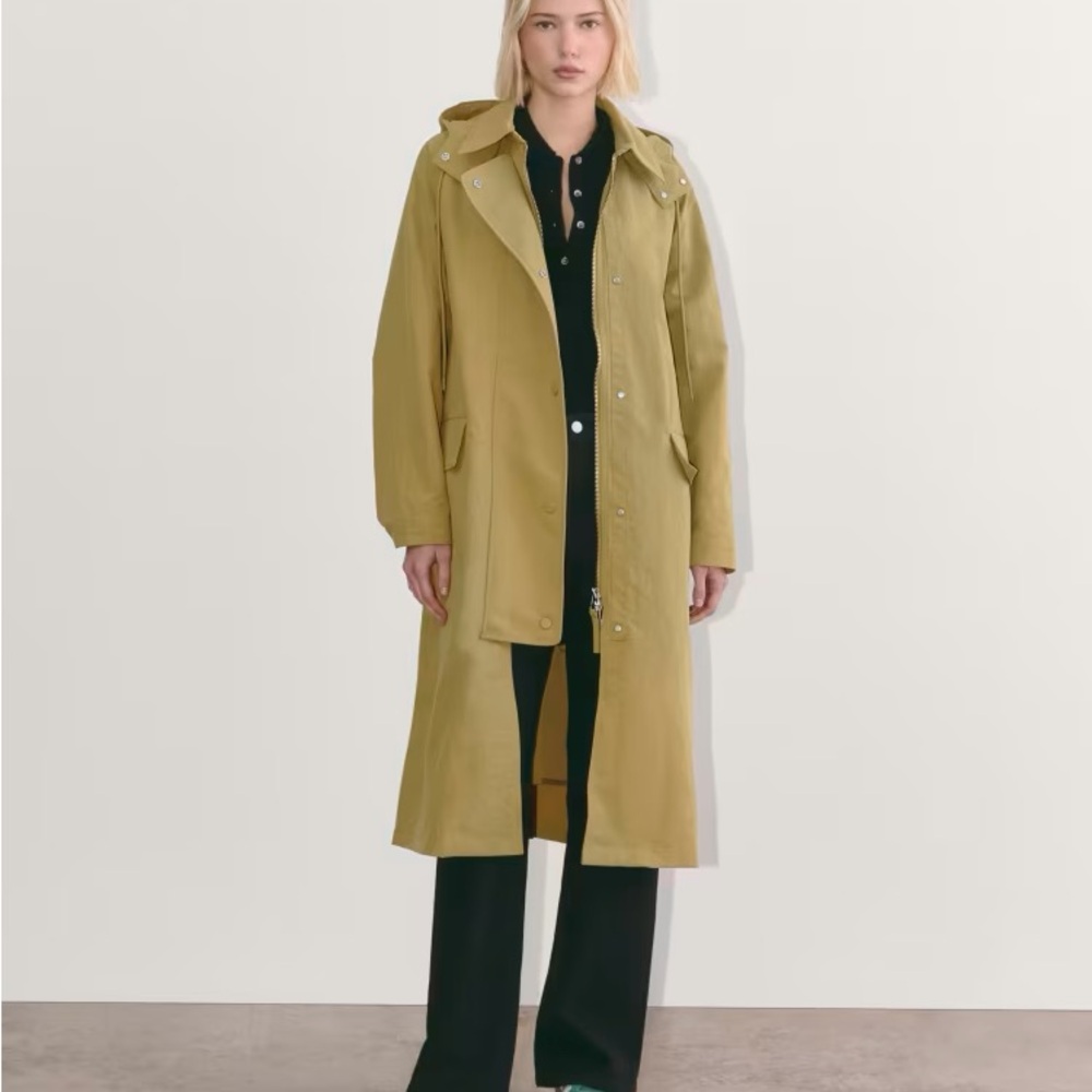 Used Everlane Oversized Anorak in Fennel sz. L - Picture 4 of 4